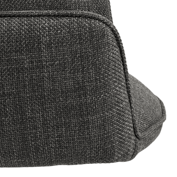 Drehbarer Armlehnenstuhl SUNDET 2er-Set - Strukturstoff Badia: Anthrazit