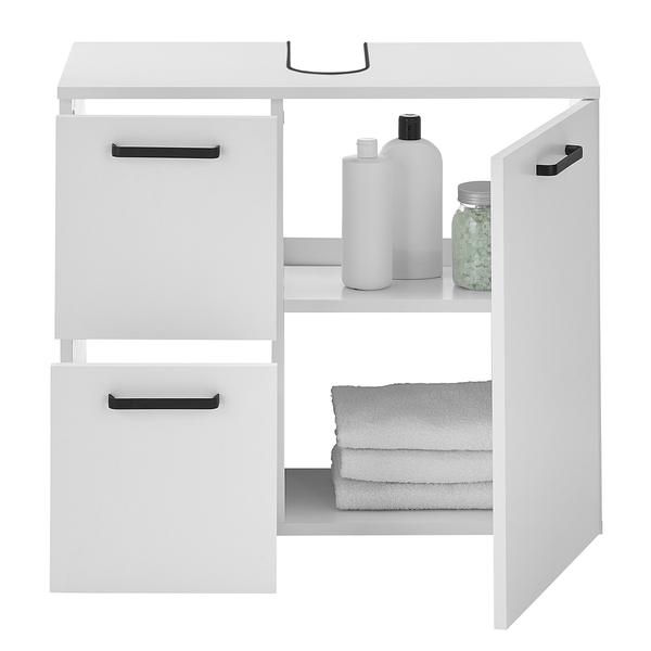 Waschbeckenunterschrank Noale 1 Tür - Matt Weiß