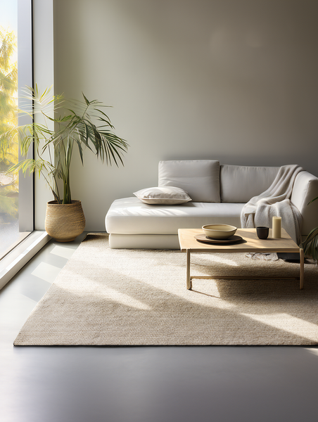 Juteteppich Jaipur - Ivory - 80 x 150 cm