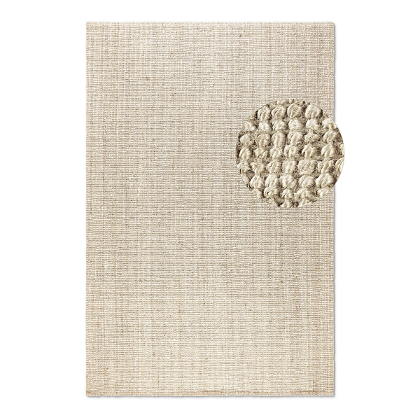 Juteteppich Jaipur - Ivory - 80 x 150 cm