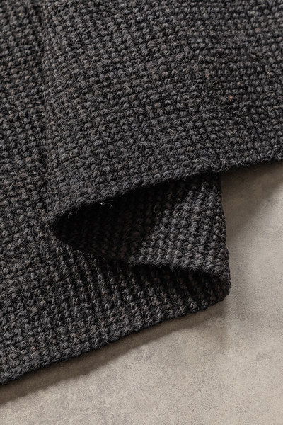 Kurzflorteppich Jaipur - Schwarz - 80 x 150 cm