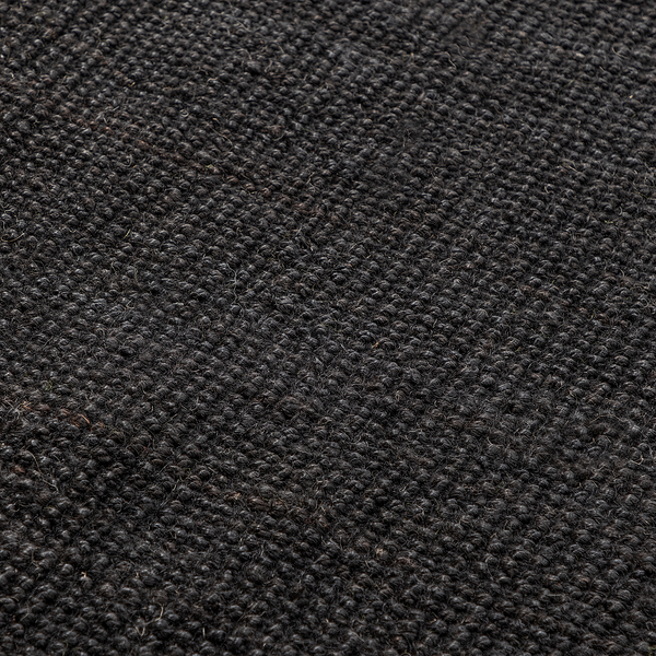 Kurzflorteppich Jaipur - Schwarz - 80 x 150 cm