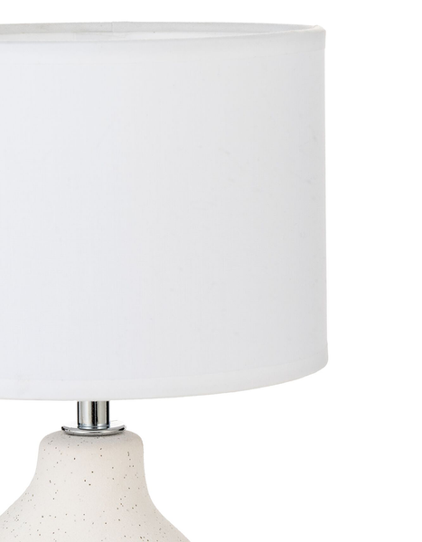 Tischleuchte Pure Crush - Keramik - Beige - 1-flammig