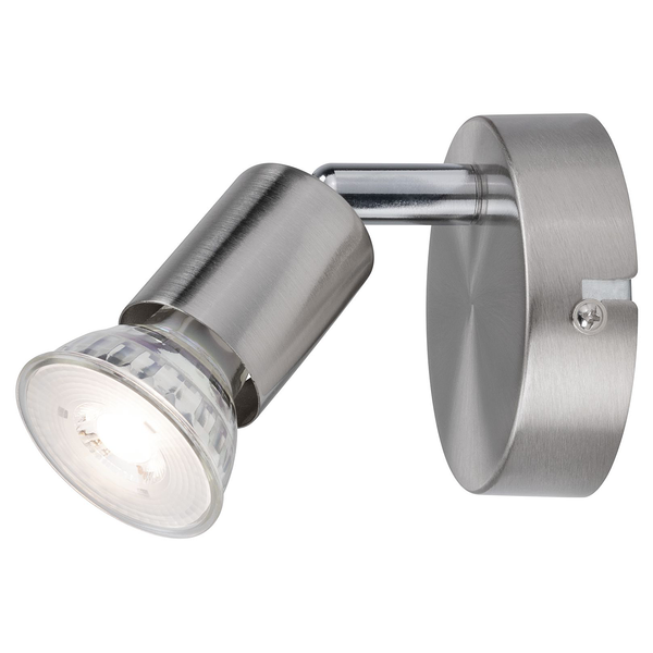 Wandleuchte Spotlight Carolina - Metall - 1-flammig - Silber