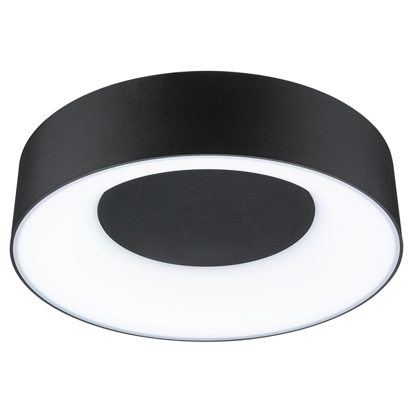 Deckenleuchte Casca - Aluminium / Kunststoff - Schwarz - Durchmesser: 30 cm