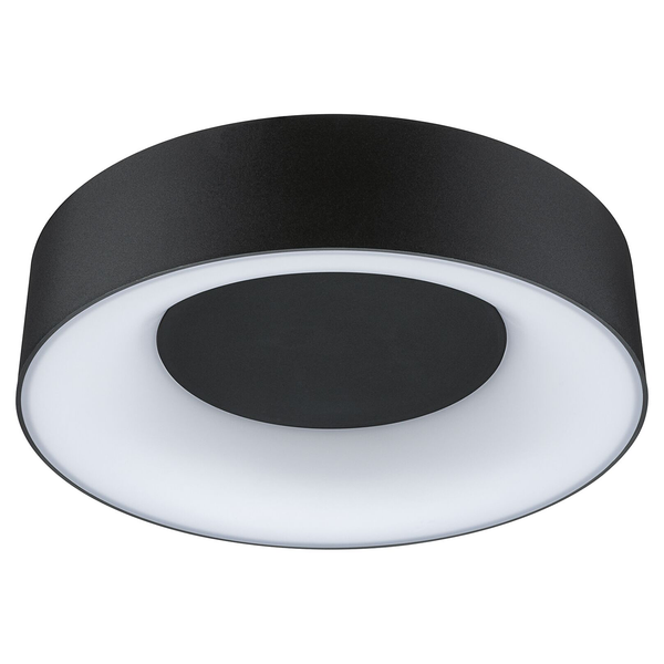 Deckenleuchte Casca - Aluminium / Kunststoff - Schwarz - Durchmesser: 30 cm