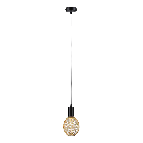 Pendelleuchte Ravi - Aluminium -1-flammig - Schwarz