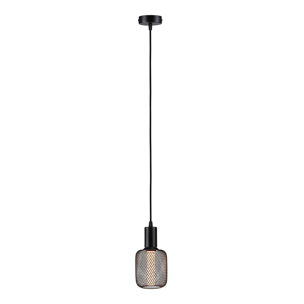Pendelleuchte Ravi - Aluminium -1-flammig - Schwarz