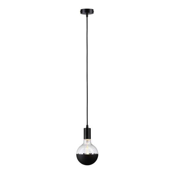 Pendelleuchte Ravi - Aluminium -1-flammig - Schwarz