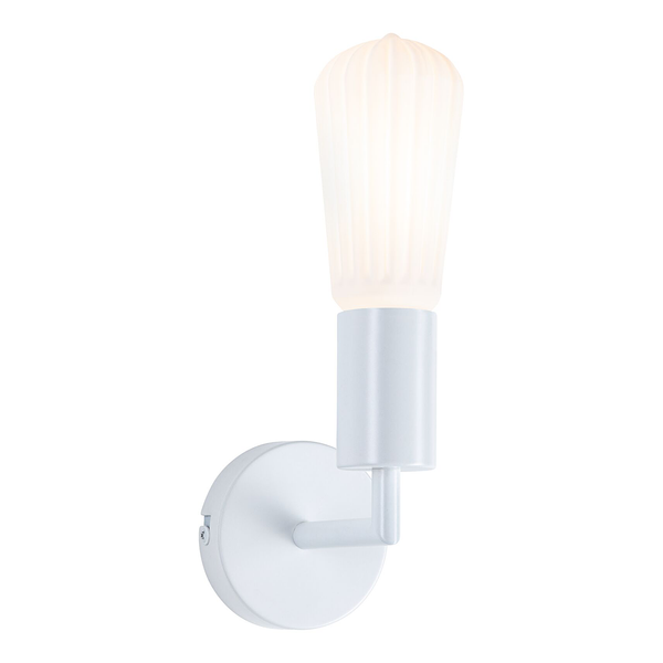 Wandleuchte Ravi - Aluminium -1-flammig - Weiß