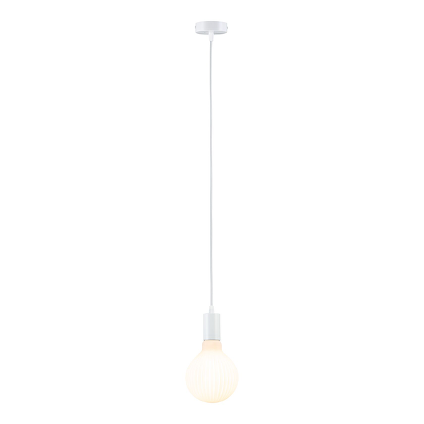 Pendelleuchte Ravi - Aluminium -1-flammig - Weiß