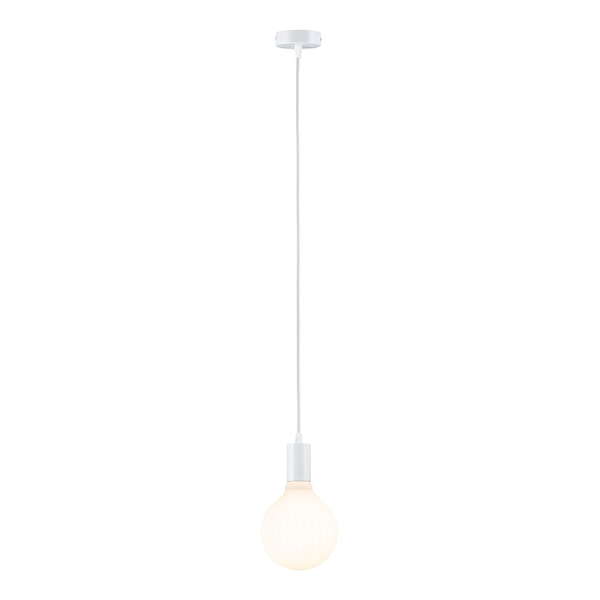 Pendelleuchte Ravi - Aluminium -1-flammig - Weiß