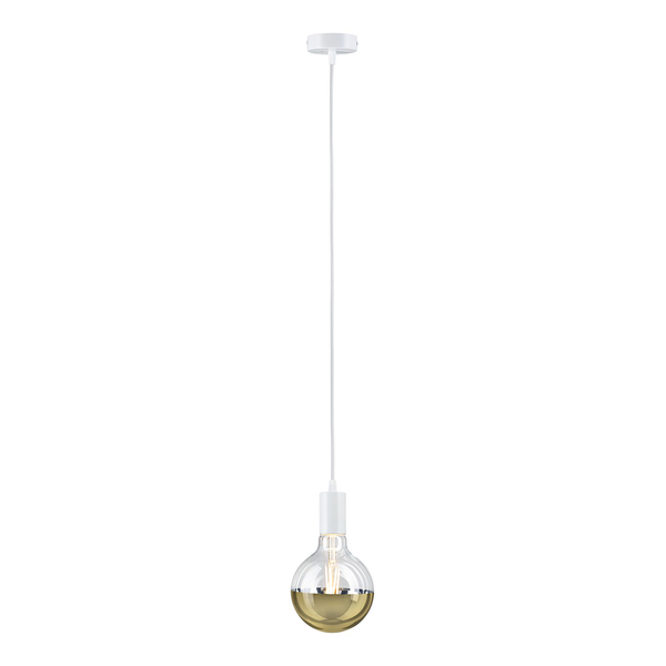 Pendelleuchte Ravi - Aluminium -1-flammig - Weiß