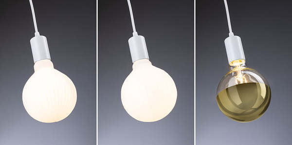 Pendelleuchte Ravi - Aluminium -1-flammig - Weiß