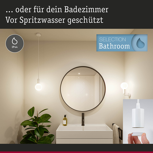 Pendelleuchte Ravi - Aluminium -1-flammig - Weiß