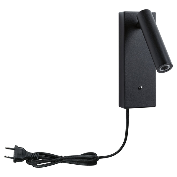 Wandleuchte Hulda - Aluminium - 1-flammig - Schwarz