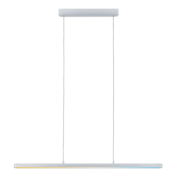 Pendelleuchte Lento - Aluminium / Kunststoff - 1-flammig - Grau