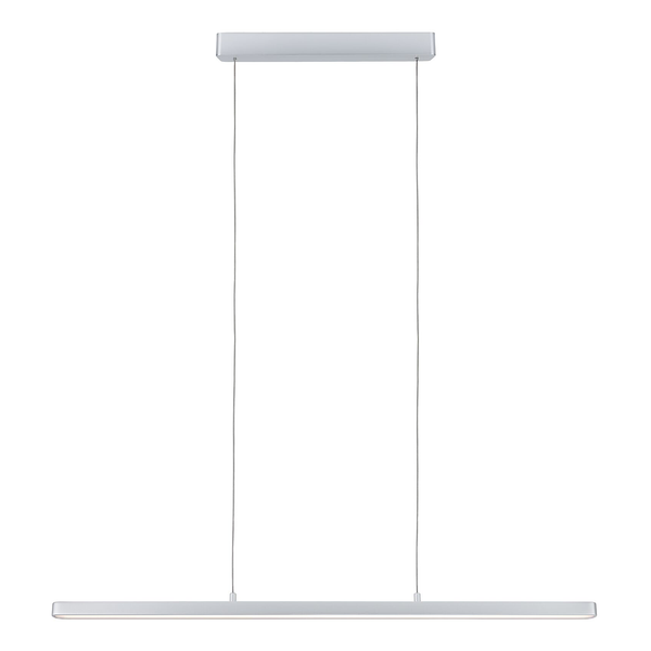 Pendelleuchte Lento - Aluminium / Kunststoff - 1-flammig - Grau