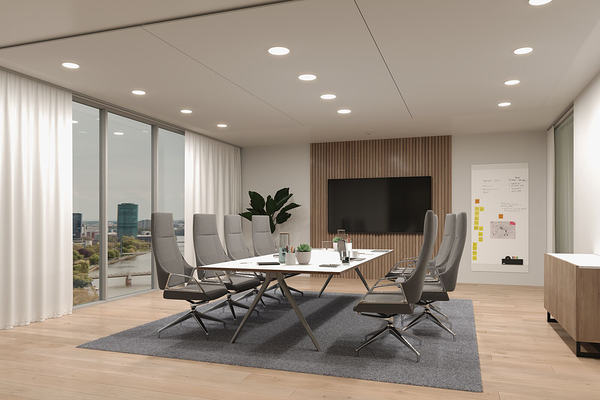 Deckenleuchte Veluna Rund - Aluminium - Weiß - 1-flammig - Durchmesser: 20 cm