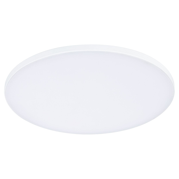 Deckenleuchte Veluna Rund - Aluminium - Weiß - 1-flammig - Durchmesser: 20 cm