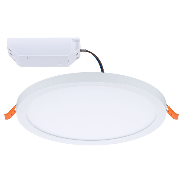 Deckenleuchte Areo Rund - Kunststoff - 1-flammig - Weiß - Durchmesser: 18 cm - Warmweiß