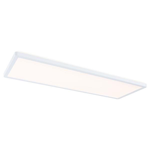 LED-Deckenleuchte Atria Shine Panel - Aluminium - Weiß - 1-flammig - Warmweiß - Universalweiß