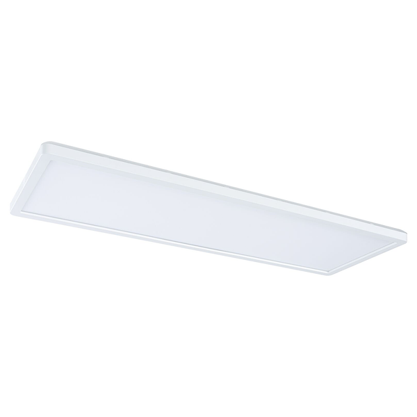 LED-Deckenleuchte Atria Shine Panel - Aluminium - Weiß - 1-flammig - Warmweiß - Universalweiß