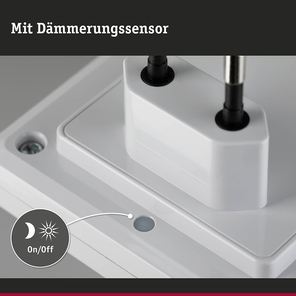Nachtlicht Esby - Kunststoff - Weiß