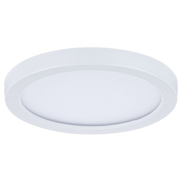 Deckenleuchte Areo Rund - Kunststoff - 1-flammig - Weiß - Durchmesser: 12 cm - Warmweiß - Universalweiß