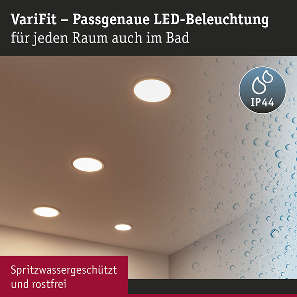 Deckenleuchte Areo 3-Step-Dim Rund - Kunststoff - 1-flammig - Weiß - Durchmesser: 23 cm - Universalweiß