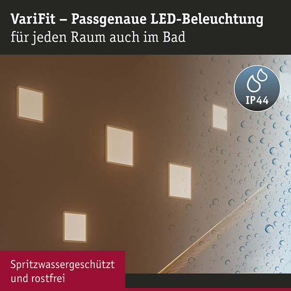 Deckenleuchte Areo 3-Step-Dim - Kunststoff - Weiß - 1-flammig - 18 x 2.6 cm - Warmweiß