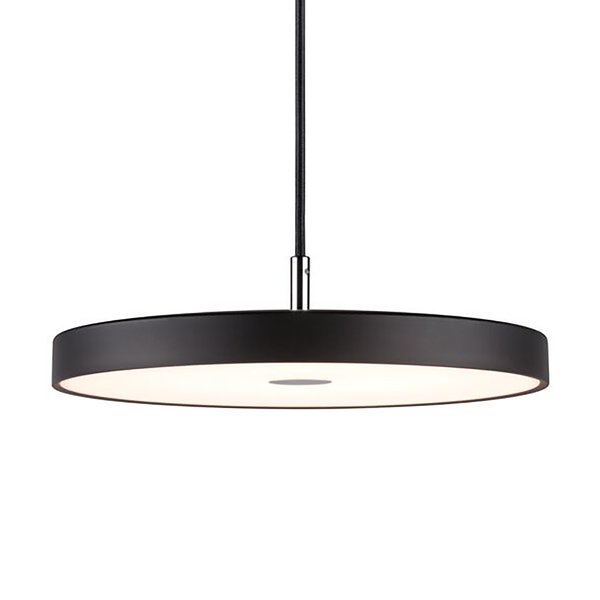 Pendelleuchte Hildor - Aluminium / Kunststoff - Schwarz - 1-flammig