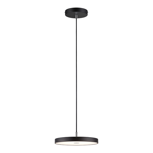 Pendelleuchte Hildor - Aluminium / Kunststoff - Schwarz - 1-flammig