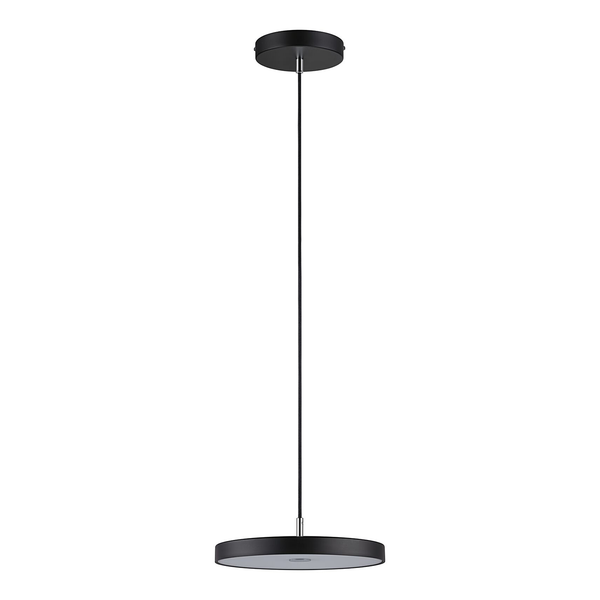 Pendelleuchte Hildor - Aluminium / Kunststoff - Schwarz - 1-flammig