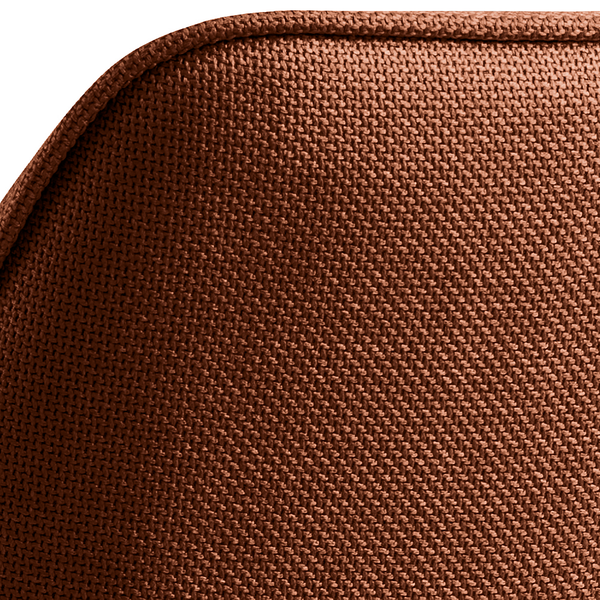 Drehbarer Armlehnenstuhl SUNDET 2er-Set - Strukturstoff Badia: Terracotta