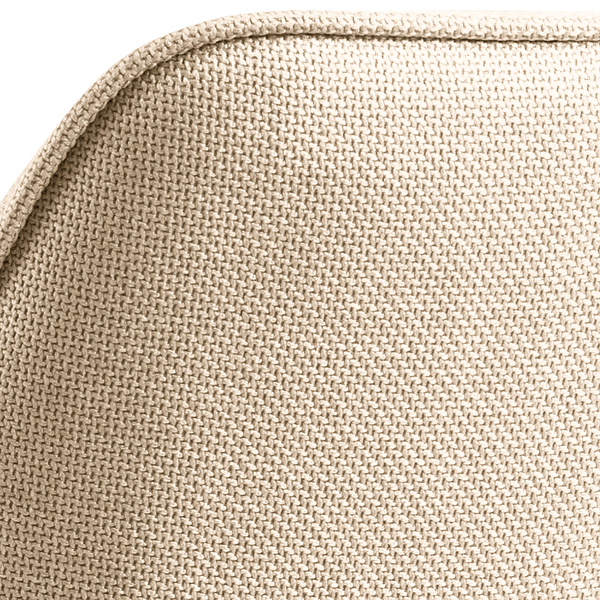 Drehbarer Armlehnenstuhl SUNDET 2er-Set - Strukturstoff Badia: Beige