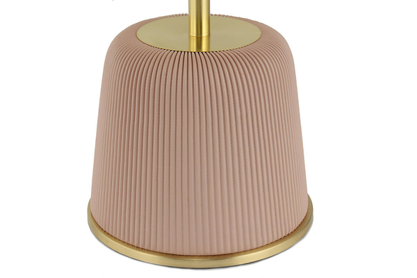 Beistelltisch Jokai 300 - Eisen / Dekor - Rosa