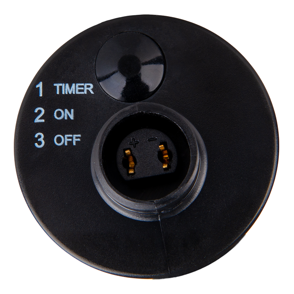 Solar-Lichterkette Cadena - Kunststoff - Schwarz - 10-flammig - Warmweiß