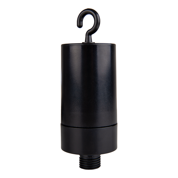 Solar-Lichterkette Cadena - Kunststoff - Schwarz - 10-flammig - Warmweiß