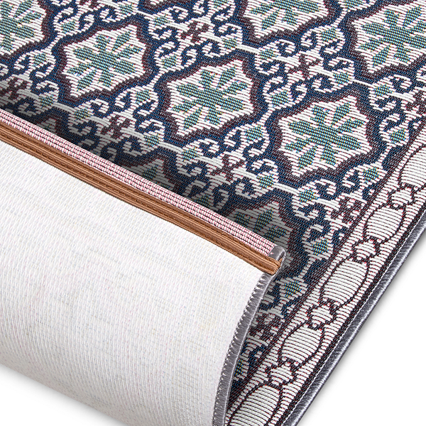 Läufer Retro - Polyester / Polypropylen - Grün