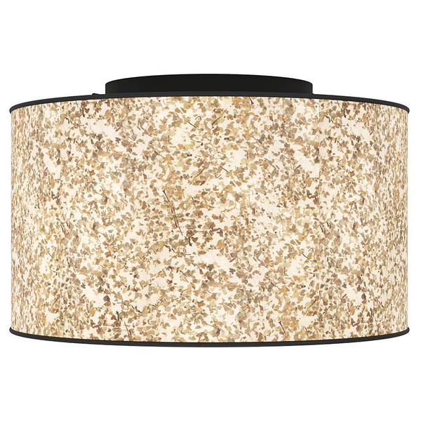 Deckenleuchte Butterburn - Mischgewebe / Stahl - 1-flammig