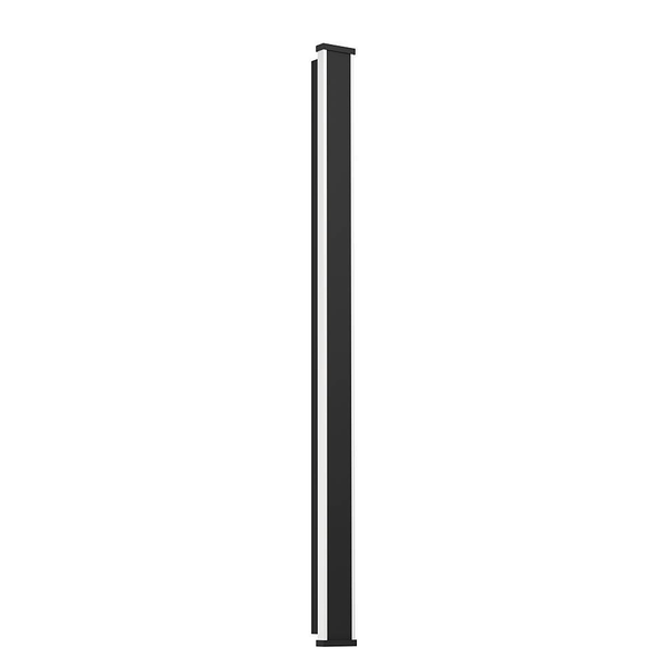 LED-Wandleuchte Neviano - Polycarbonat / Stahl - 2-flammig - Tiefe: 97 cm