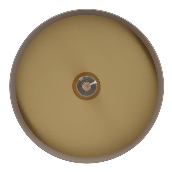 Deckenleuchte Duaia - Stahl - 1-flammig - Taupe