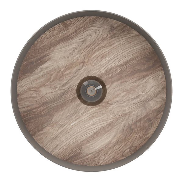 Deckenleuchte Duaia - Stahl - 1-flammig - Taupe