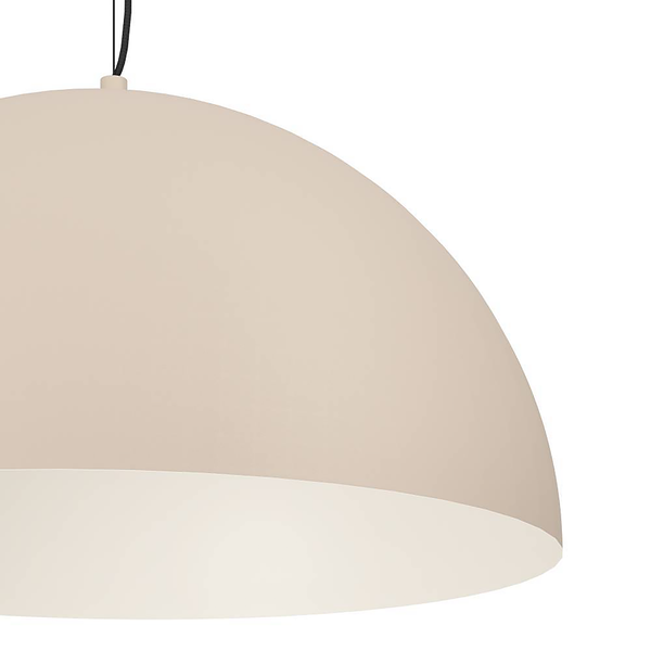 Pendelleuchte Gaetano - Stahl - 1-flammig - Beige