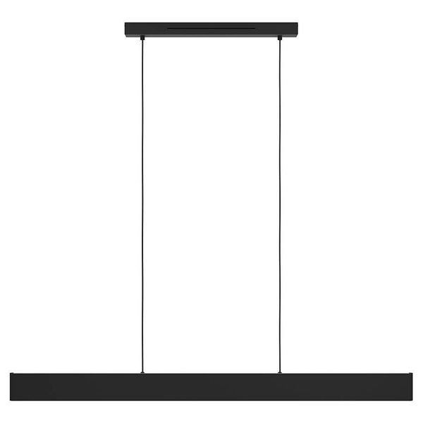 LED-Pendelleuchte Andreas-Z - Polycarbonat / Stahl - 2-flammig - Schwarz