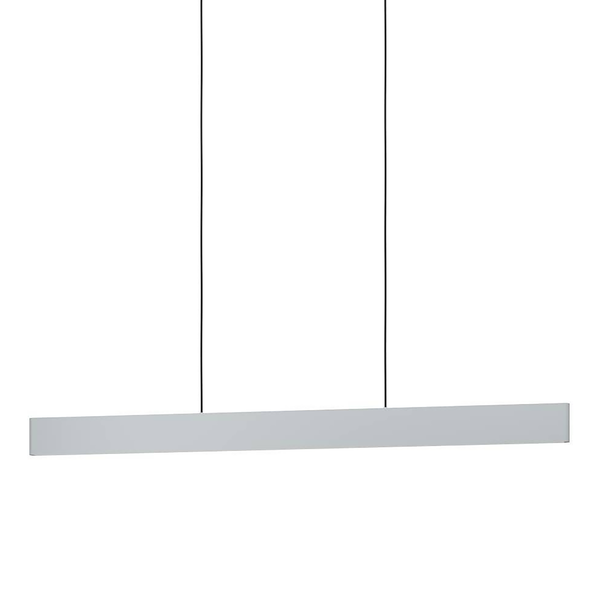 LED-Pendelleuchte Andreas-Z - Polycarbonat / Stahl - 2-flammig - Weiß