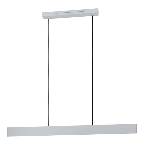 LED-Pendelleuchte Andreas-Z - Polycarbonat / Stahl - 2-flammig - Weiß