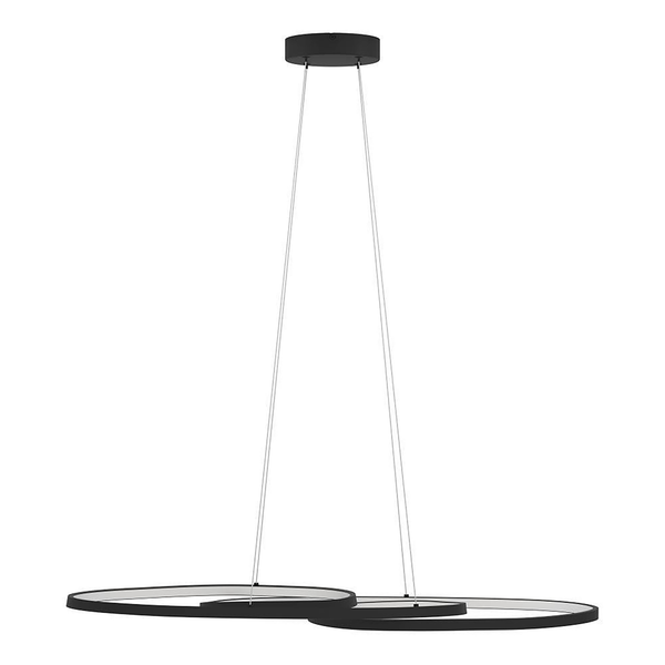 LED-Pendelleuchte Gianella - Polycarbonat / Aluminium - 1-flammig