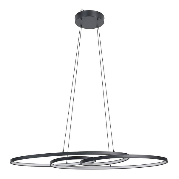 LED-Pendelleuchte Gianella - Polycarbonat / Aluminium - 1-flammig